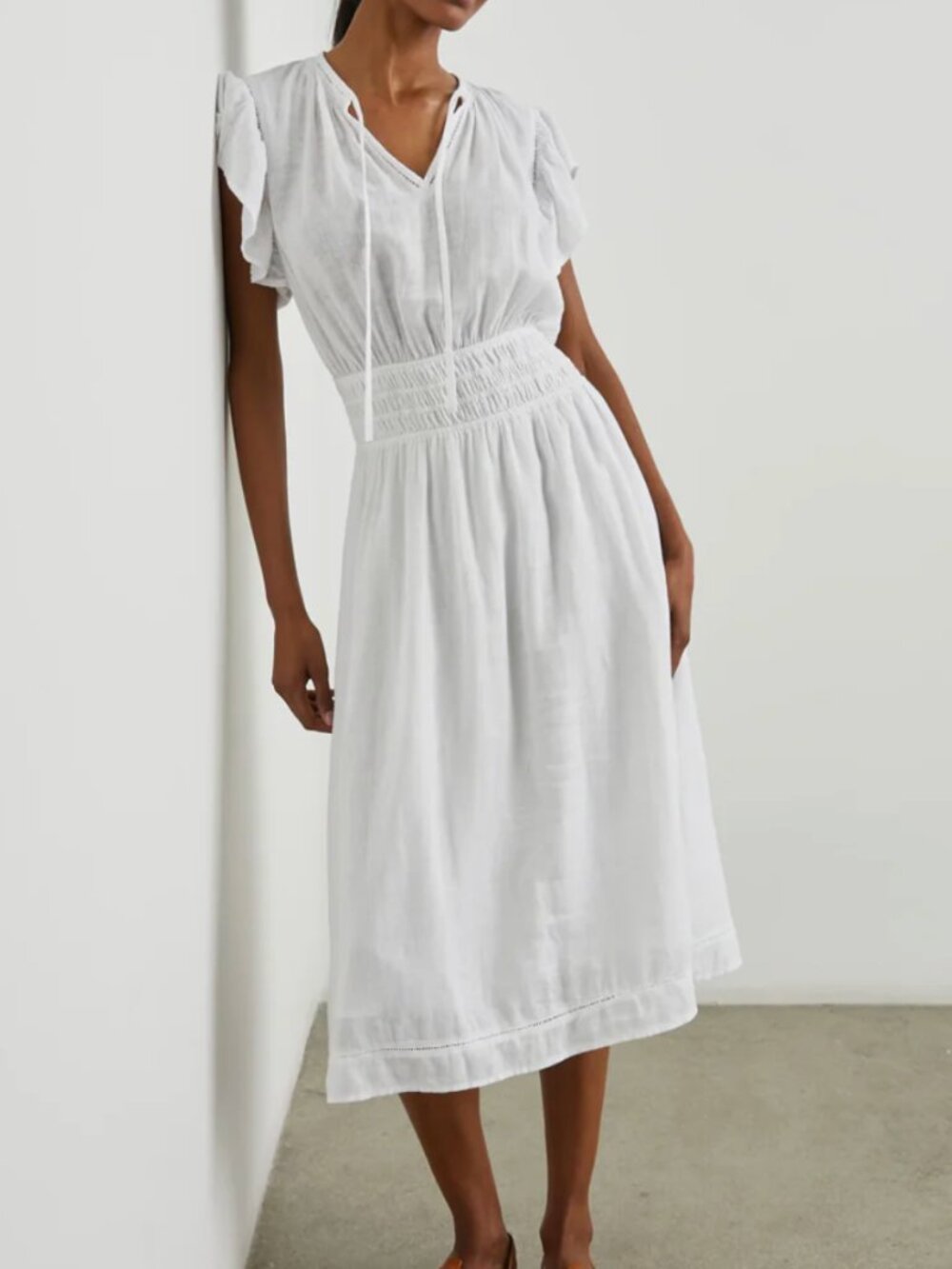 Rails | Iona Dress in White Lace Detail